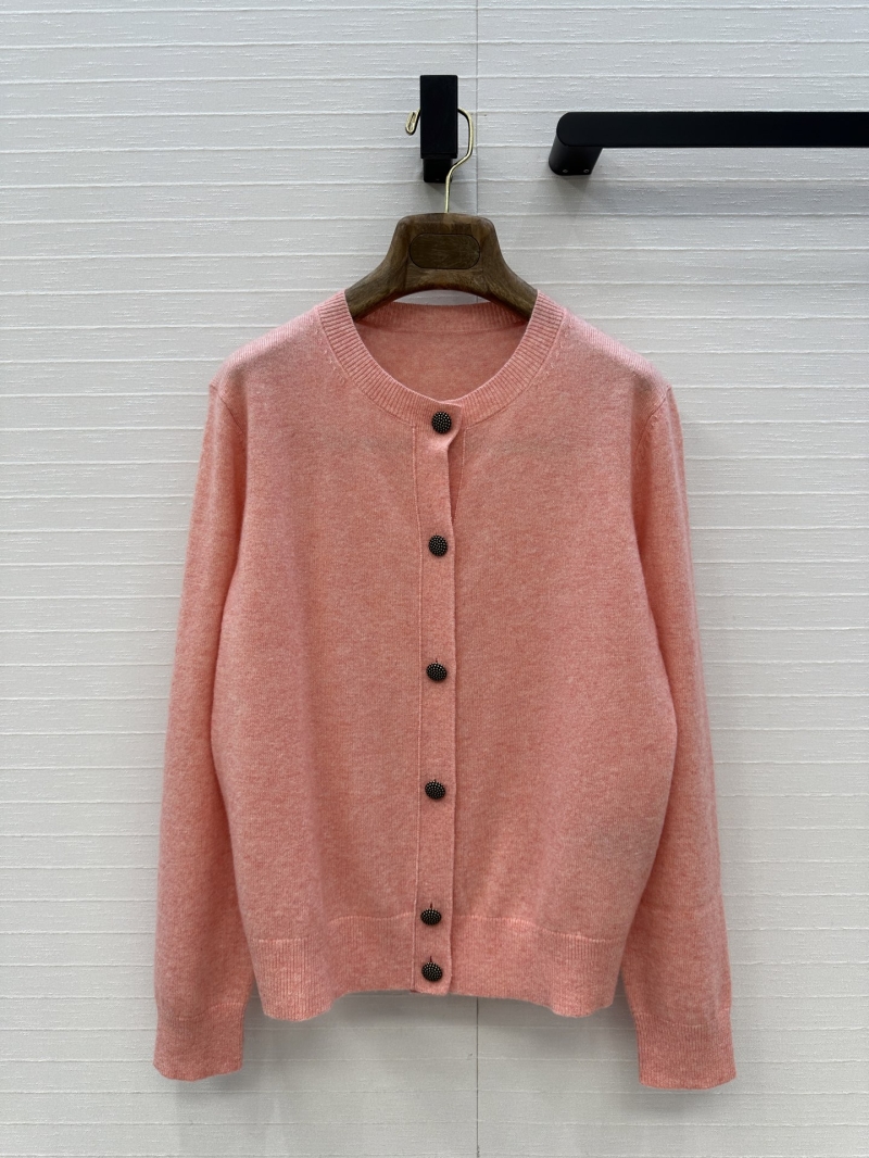Loro Piana Exclusive Coral Cashmere Cardigan - Timeless Elegance with Vintage Button Details