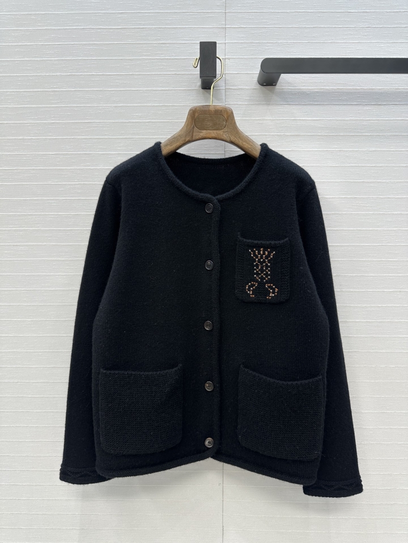 Loro Piana Exclusive Luxe Cashmere Coat in Black - High Collar Minimalist Design