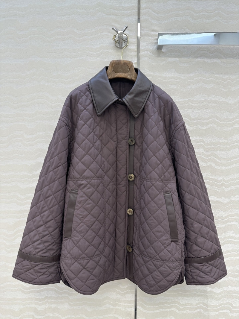 LP Minimalist High-Intelligence Quilted Jacket with Genuine Lamb Leather Trim