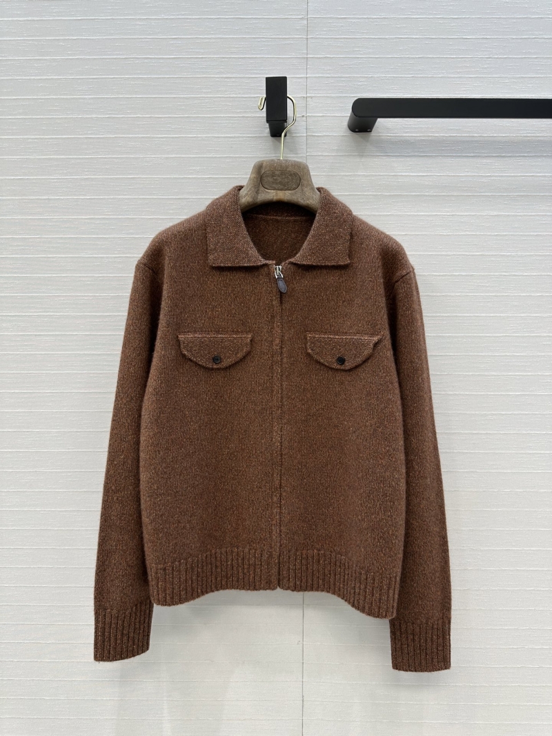 Loro Piana Elegant Cashmere Collar Jacket – Timeless Old Money Style, Premium Craftsmanship