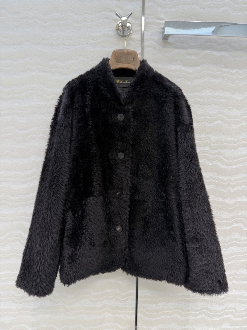 Loro Piana Classic Spagna Shearling Jacket | Imported Alpine Lamb Fur | H-Silhouette Outerwear