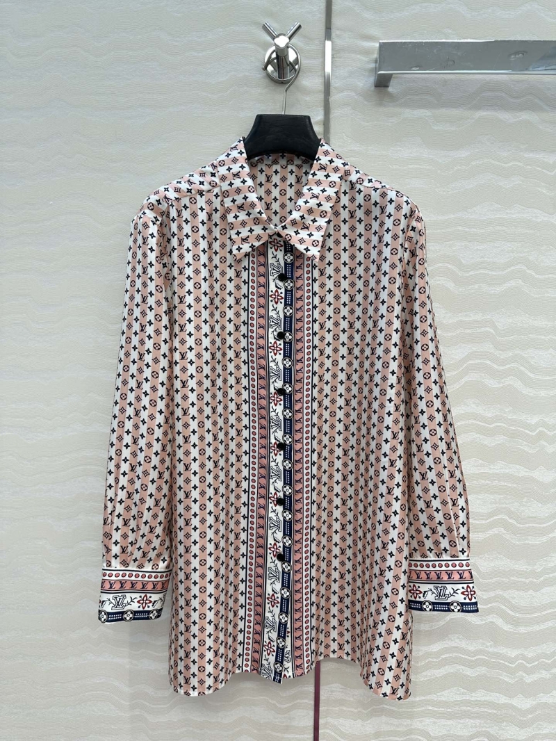 Louis Vuitton Monogram Silk Shirt - Luxe Island Vacation Style