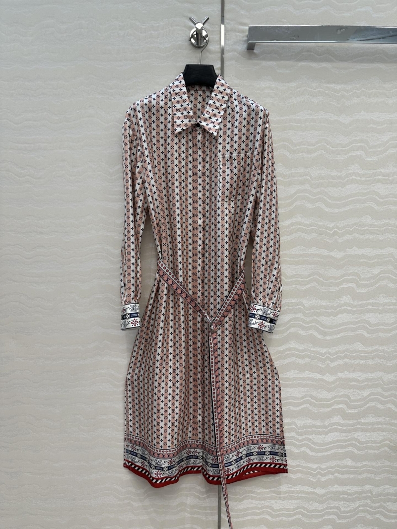 Louis Vuitton Monogram Silk Resort Dress - Luxe & Elegant