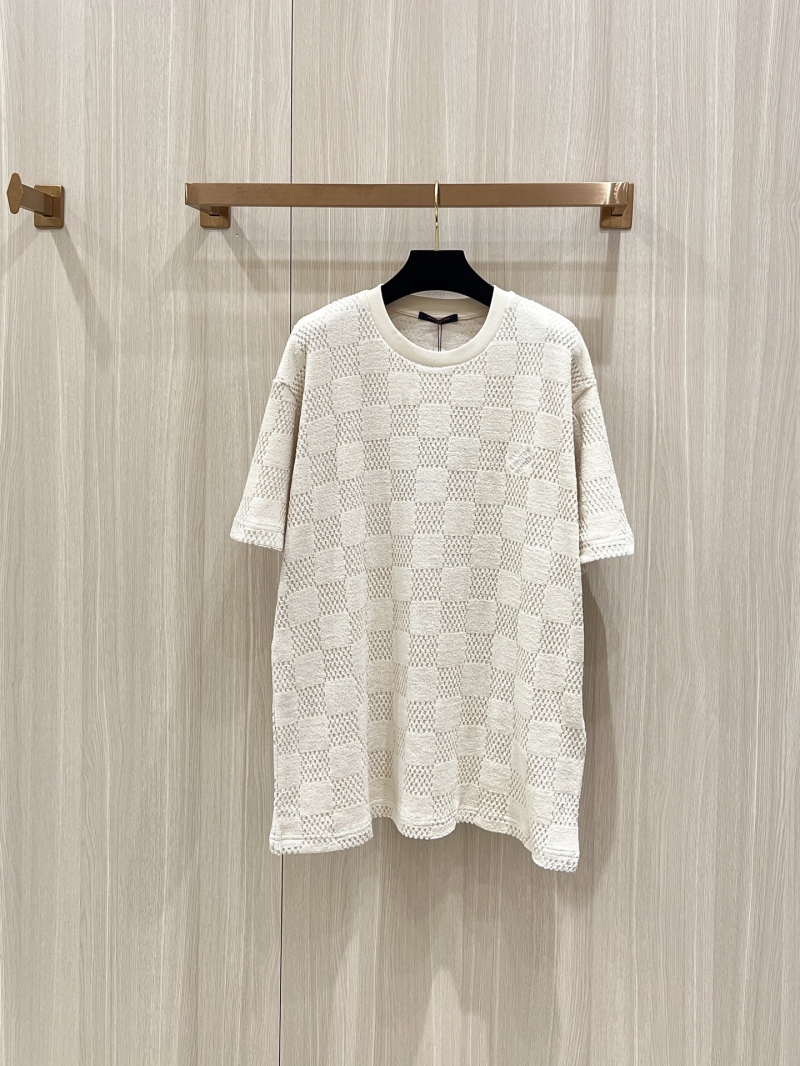 Louis Vuitton Damier Jacquard Cotton T-Shirt - Luxe Summer Essential