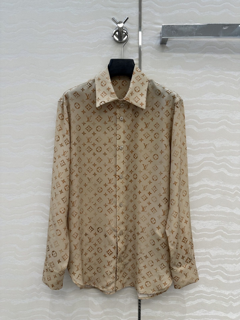 Louis Vuitton Monogram Ombre Print 100% Silk Shirt - Timeless Elegance & Luxe Comfort