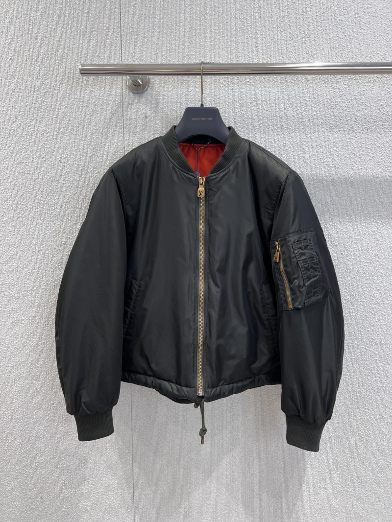 Louis Vuitton LV x Nigo Ribbed Collar Cropped Bomber Jacket in Black - Limited Edition, Unisex Luxury Outerwear