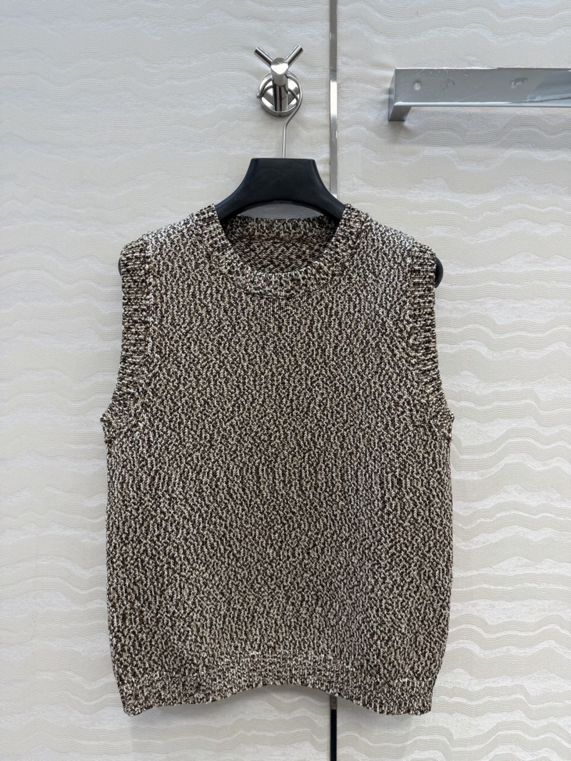 Louis Vuitton 26S Early Spring Resort Pure Cotton M&eacute;lange Knit Vest