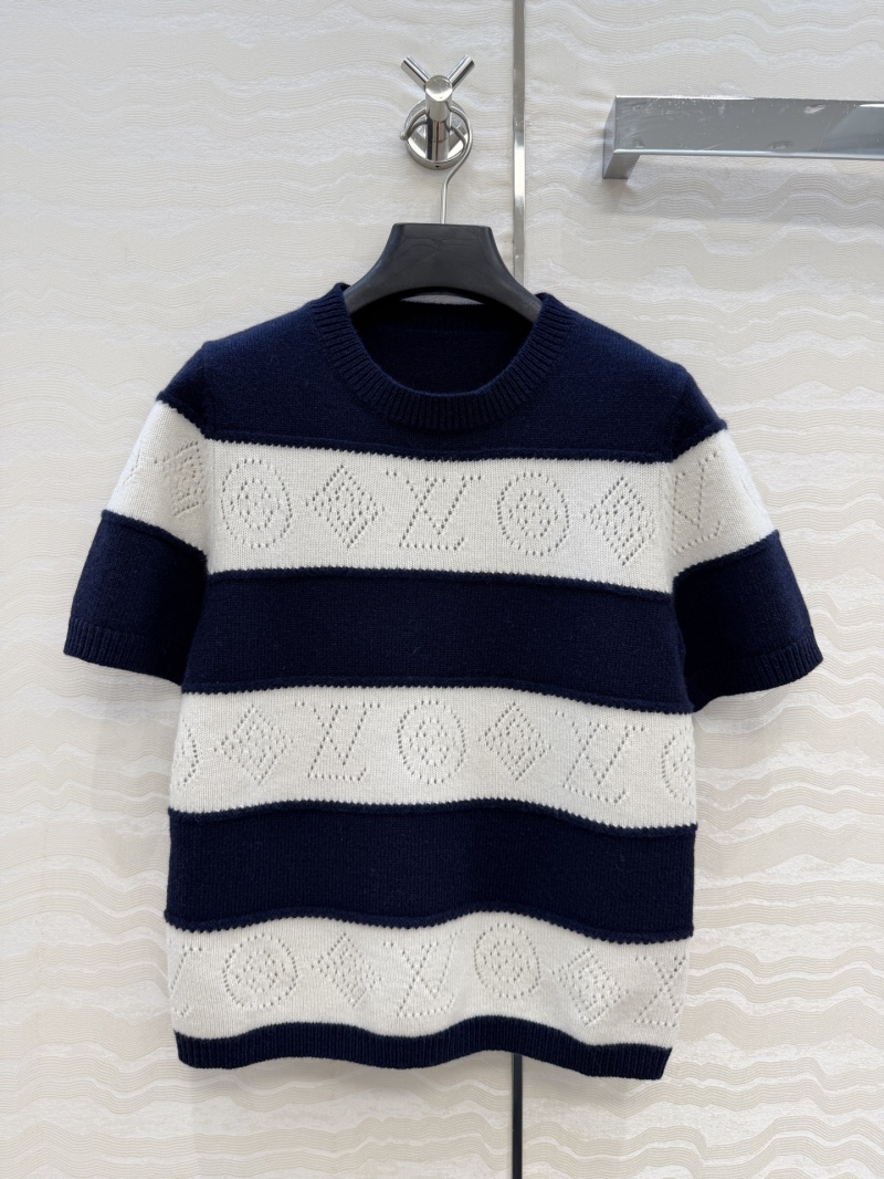 Louis Vuitton Limited Edition Nautical Monogram Premium Wool Short-Sleeved Sweater