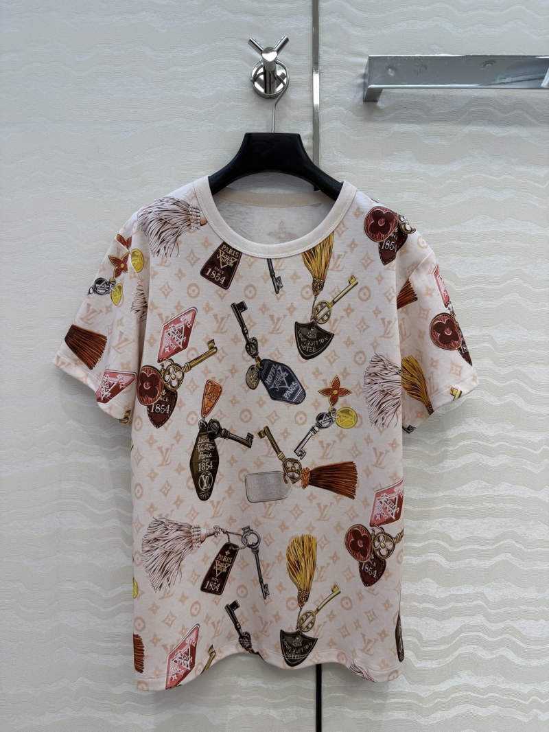 Louis Vuitton Sumptuous Cotton Knit Heritage Monogram Graphic T-Shirt
