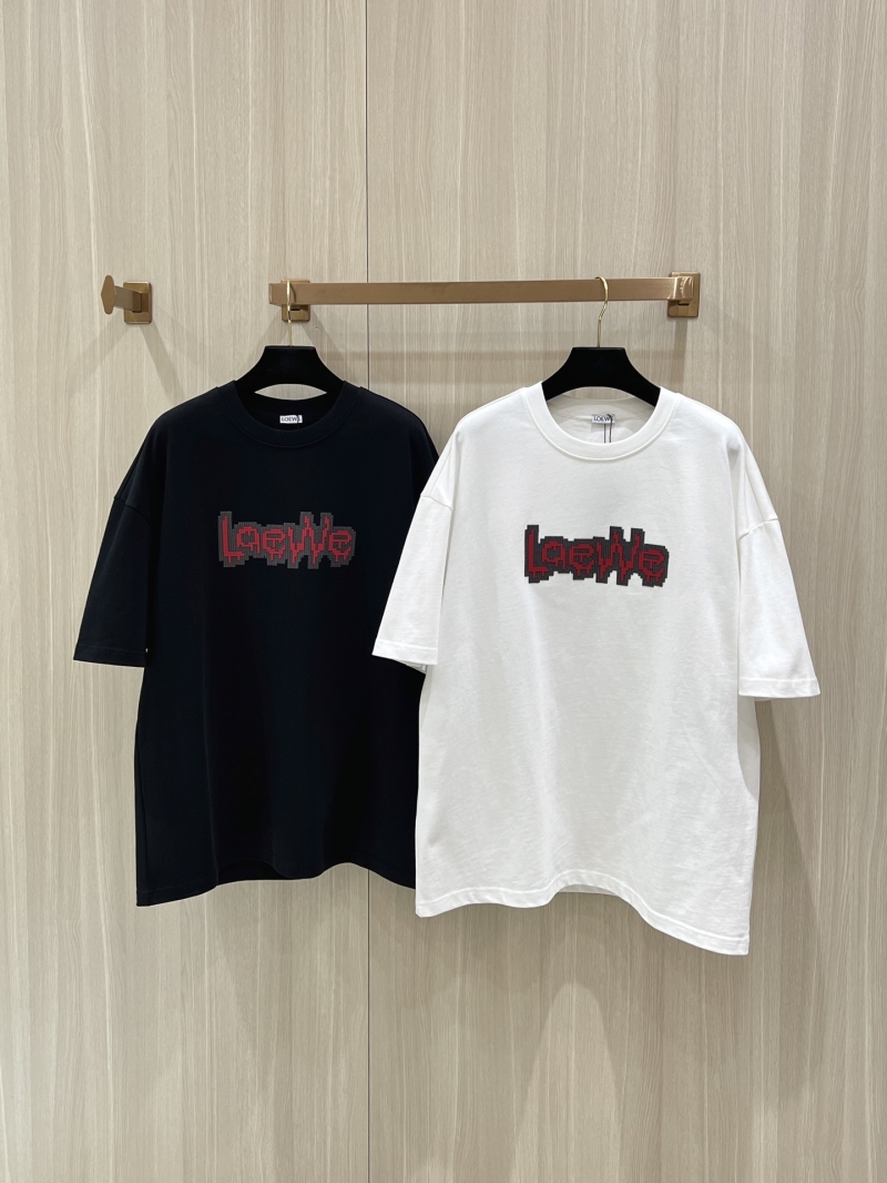 Loewe Spring-Summer Luxe Heavyweight Cotton T-Shirt