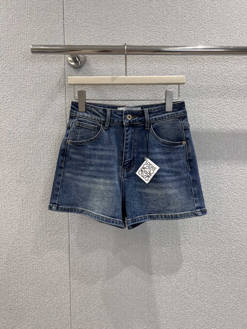 Loewe 25SS Spring Summer Two-Tone Printed Logo Shorts - Exclusive Black