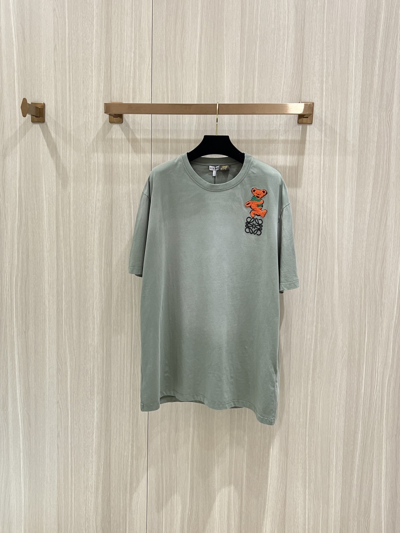 Loewe Bear Towel Short-Sleeve T-Shirt - Luxe Cotton Blend