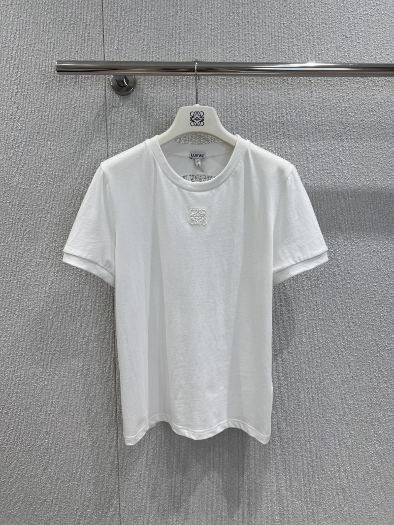 Loewe 25SS Paula's Slim-Fit Lace Back T-Shirt - White Luxe Edition