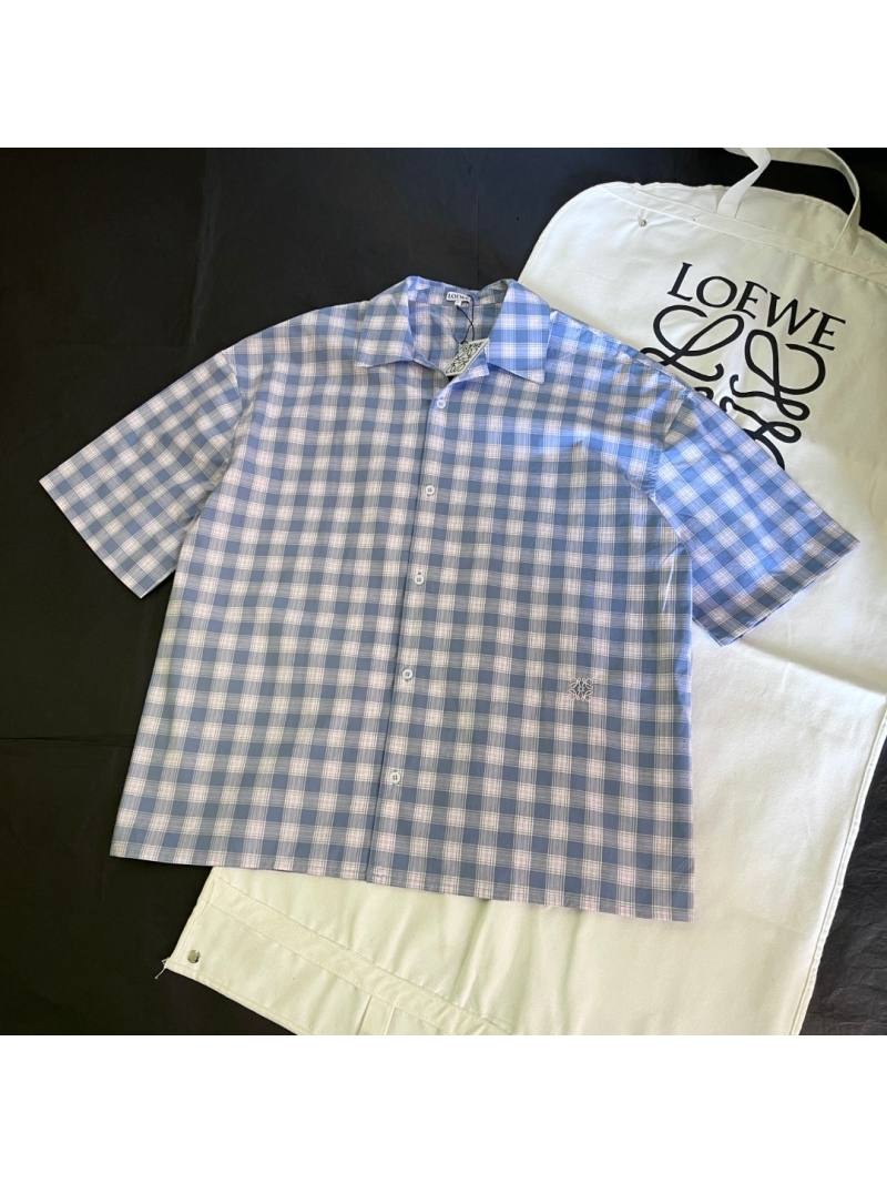 Loewe Plaid Short-Sleeve Shirt - Chic & Timeless