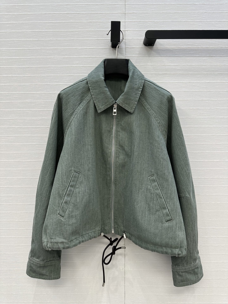 Loewe Exclusive Distressed Two-Tone Denim Balloon Jacket - Oversized & Stylish