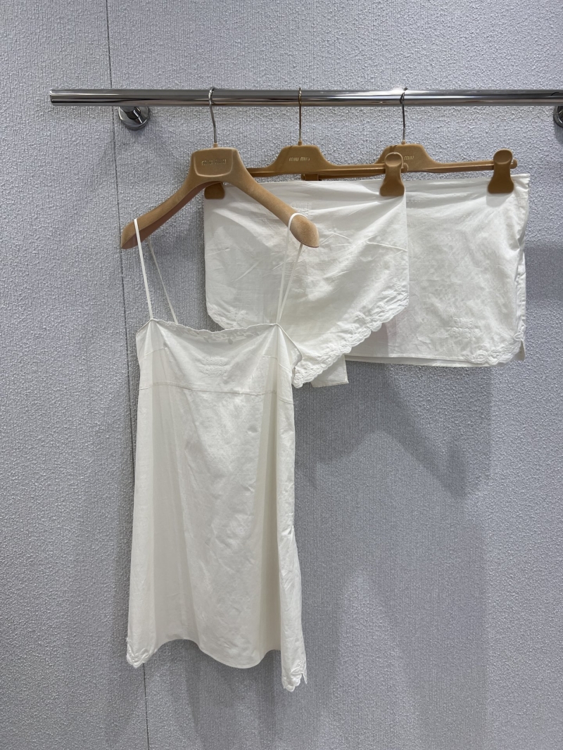 Miu Miu Exclusive Embroidered Twill Mini Skirt - Limited Edition