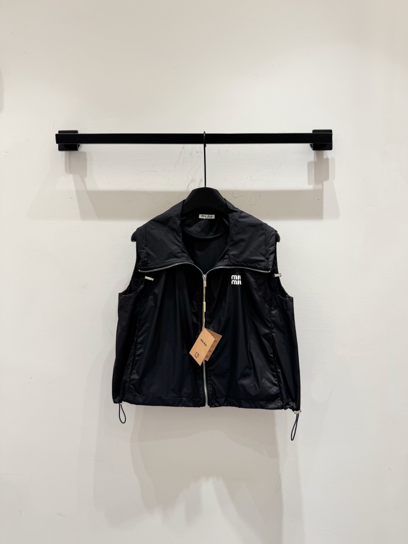 Miu Miu Workwear Vest - Imported Recycled Nylon Luxe Style