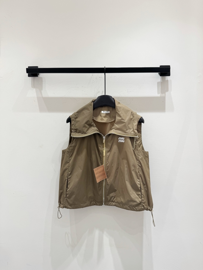 Miu Miu Workwear Vest - Custom YB Recycled Nylon, Chic & Adjustable