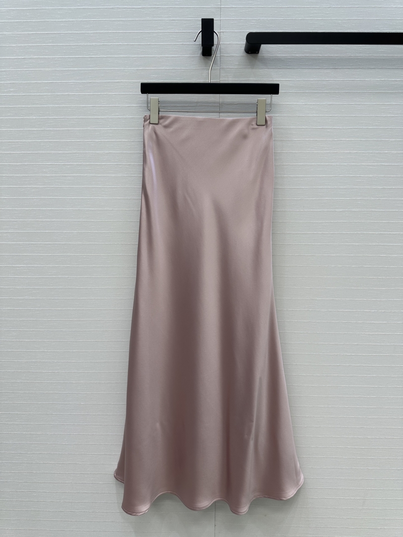 Prada Exclusive Minimalist Acetate Fishtail Midi Skirt