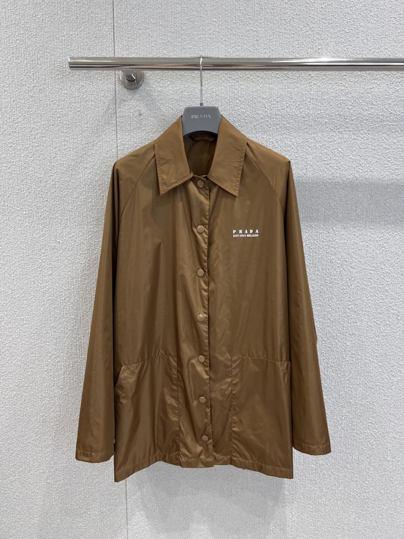 Prada Early Fall 25Fw Caramel Trench Coat | Luxe YB-Developed Design, Elevated Craftsmanship and Timeless Style