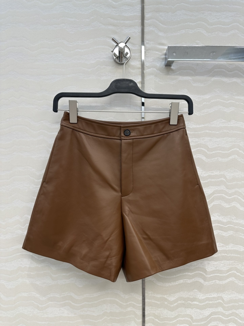 Ralph Lauren Purple Label Luxe Lambskin Shorts in Rich Cognac | Classic American Prep Style