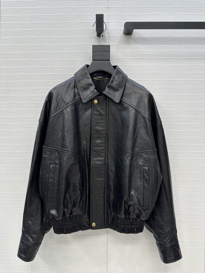 Saint Laurent YSL Modern Leather Jacket Limited Edition - Luxe Black