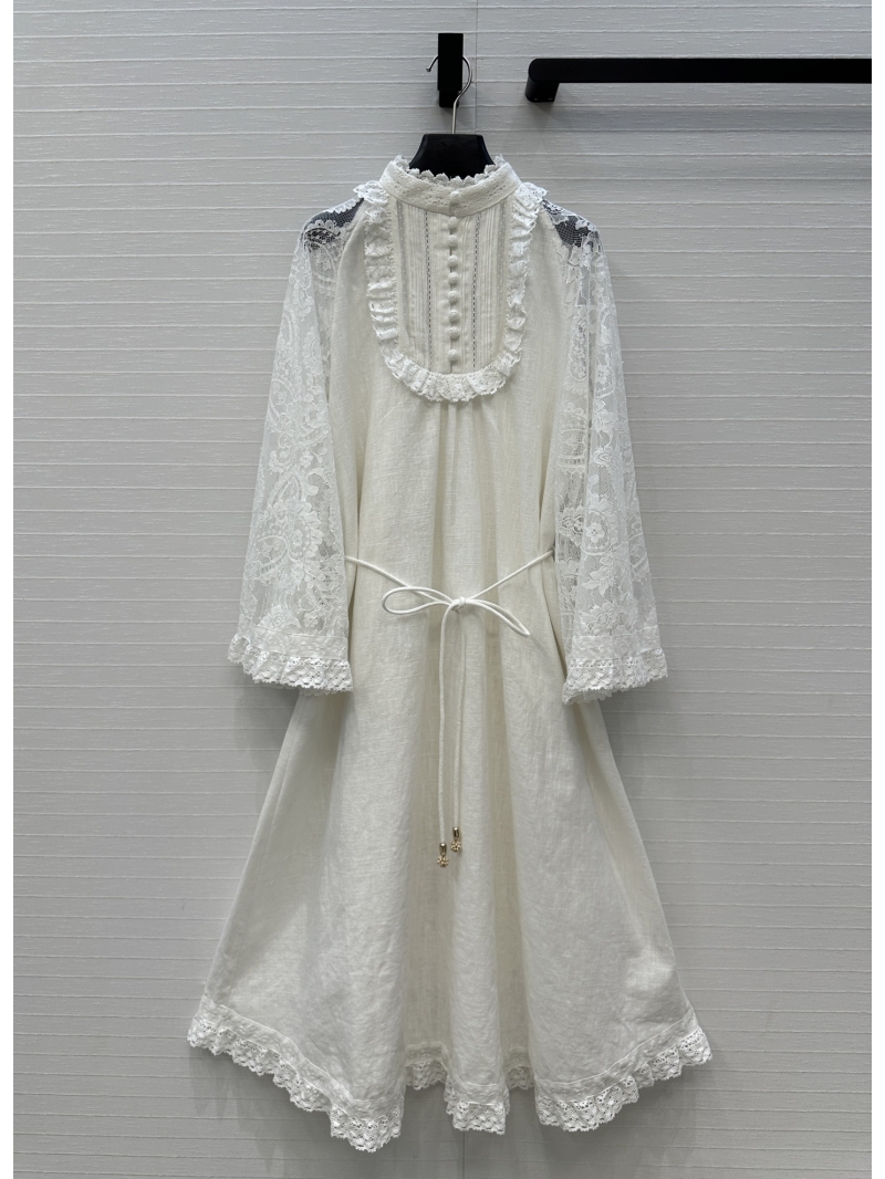 Zimmermann Exclusive Luxe Dress in Elegant Floral Print