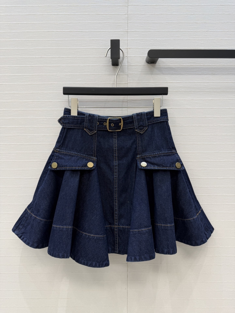 Zimmermann Utility Denim Mini Skirt in Premium Pure Cotton