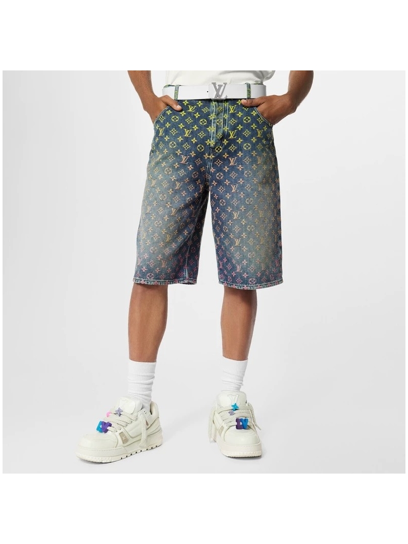 Louis Vuitton Rainbow Jacquard Shorts - Luxe Summer Essential