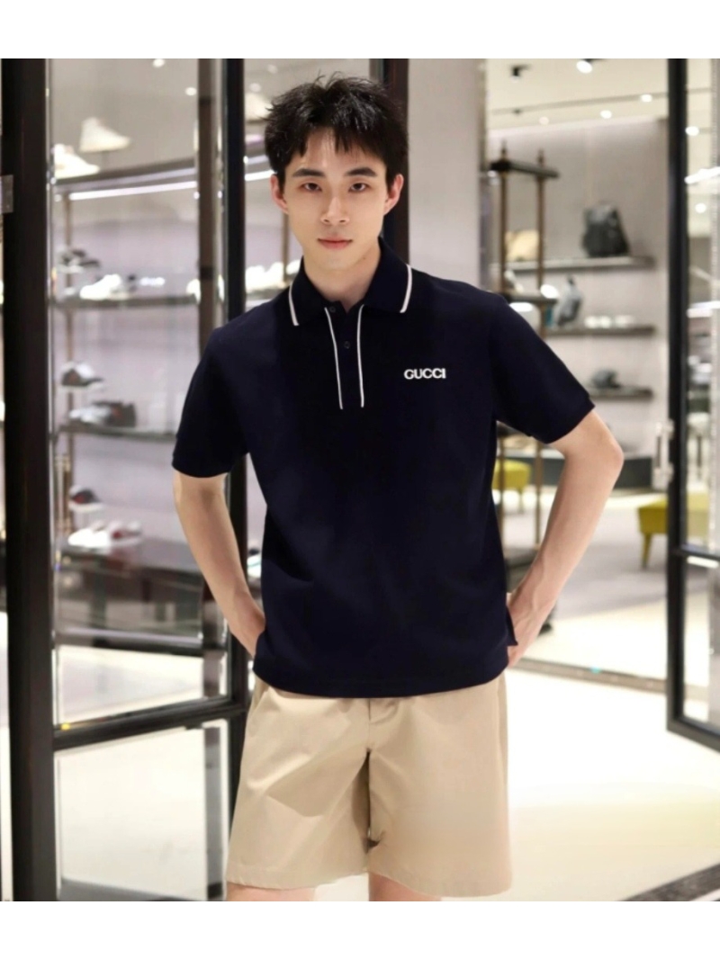 Gucci Classic Collared Polo Short Sleeve Shirt