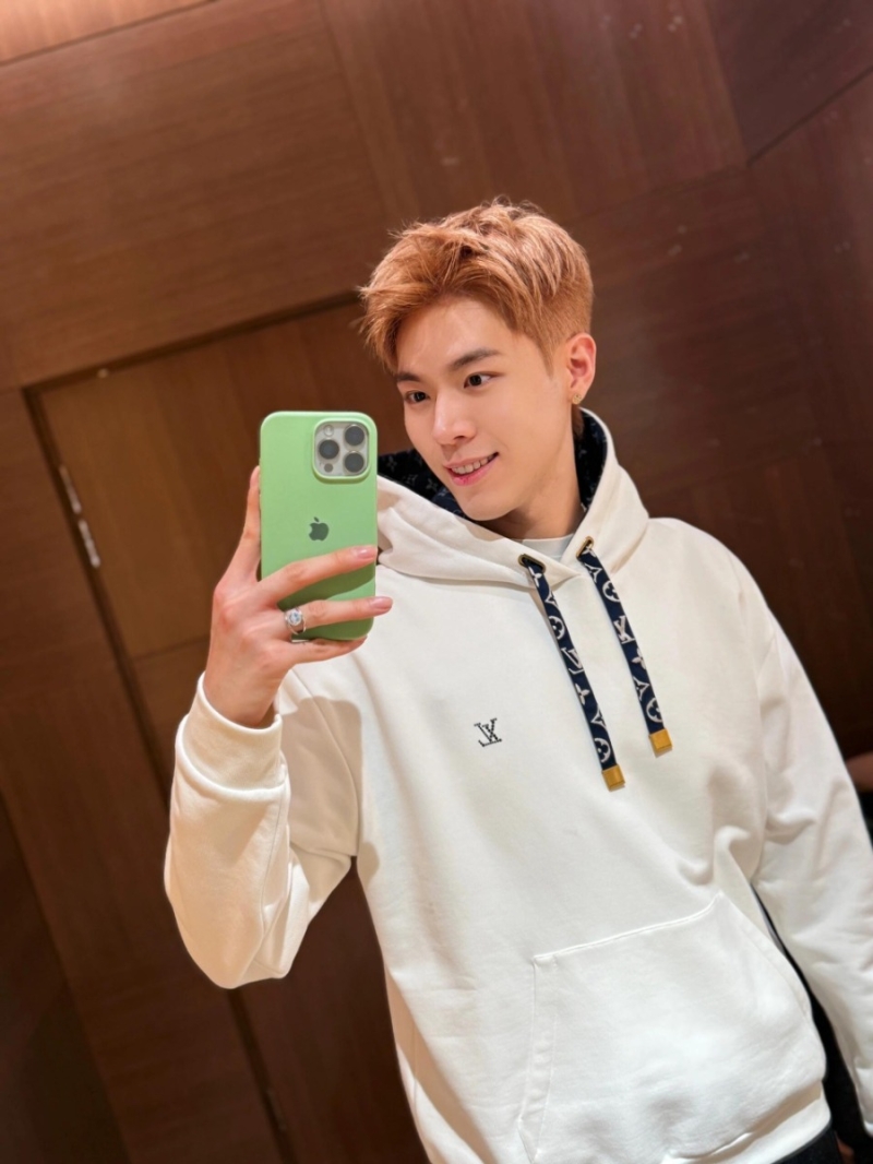 Louis Vuitton Rhinestone Monogram Off-White Hoodie