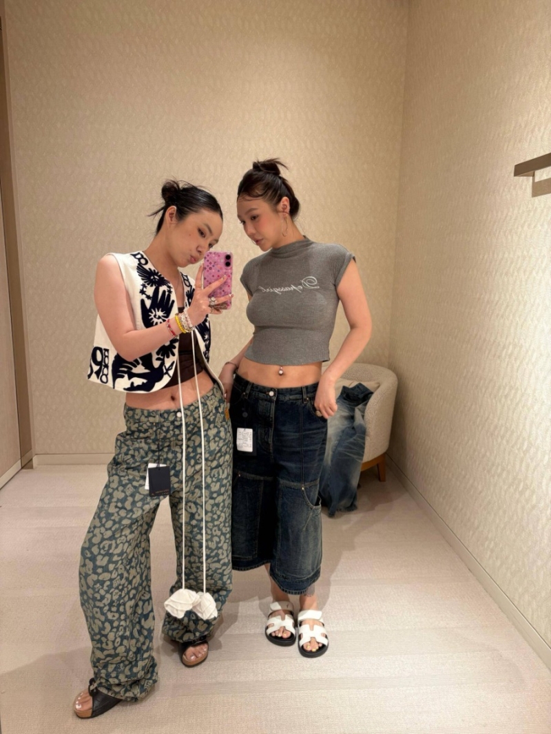 Louis Vuitton LV x Nigo Monogram Tapestry Wide-Leg Denim Pants in Vintage Indigo Blue