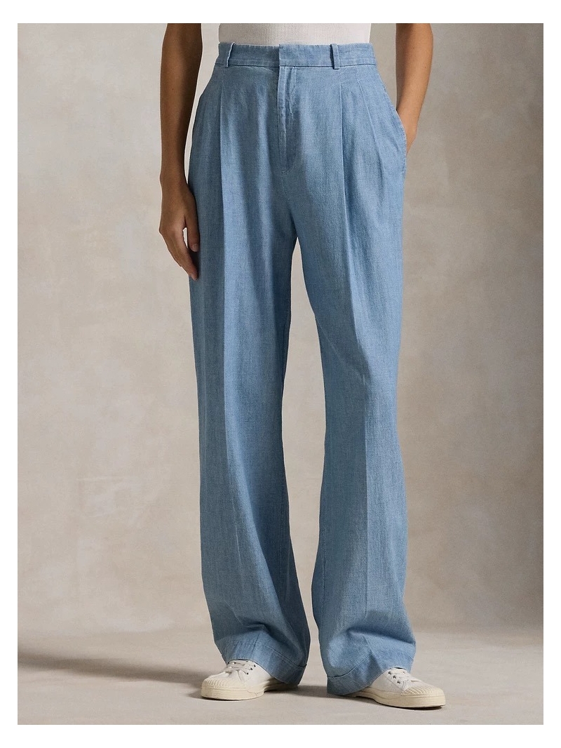 Ralph Lauren 2025 Spring/Summer Denim Slim-Fit Trousers - Luxe Old Money Style