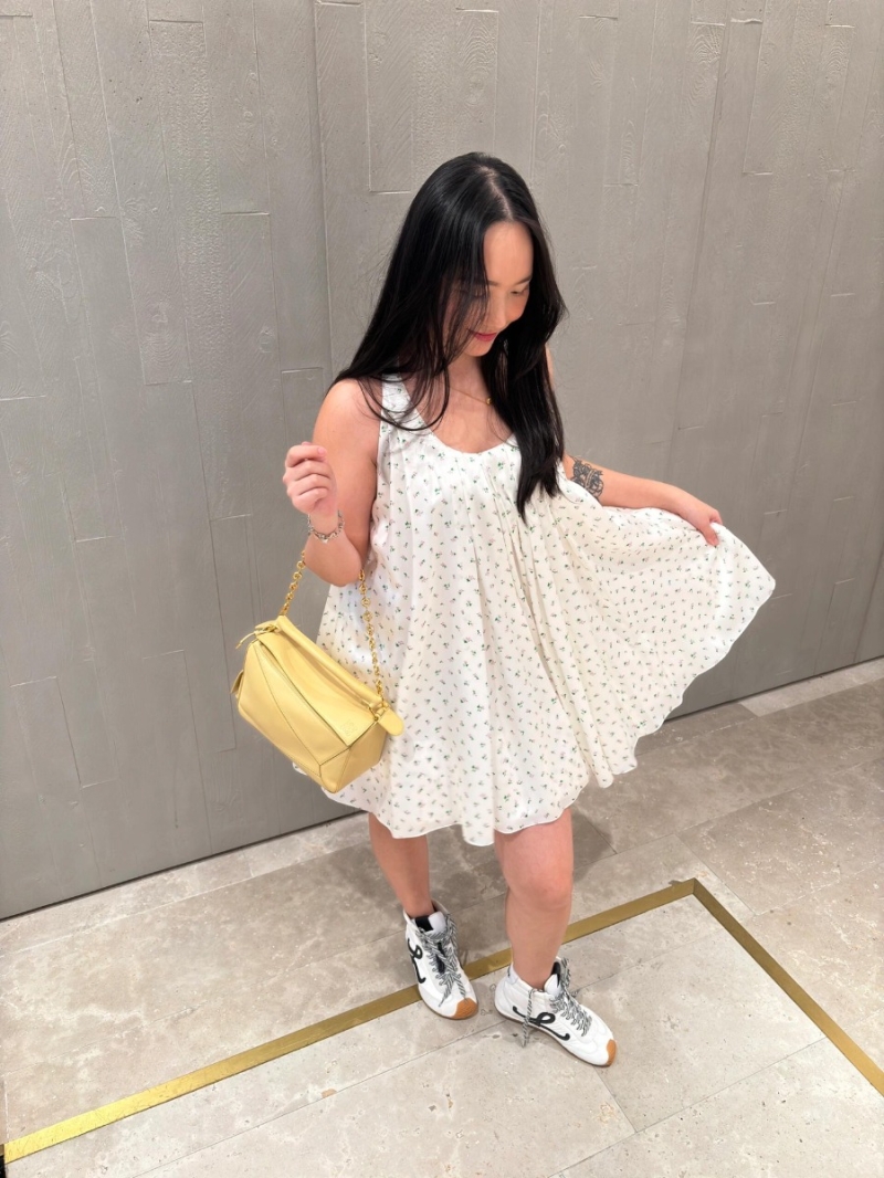 Loewe 25SS Exclusive Floral Print Doll Dress