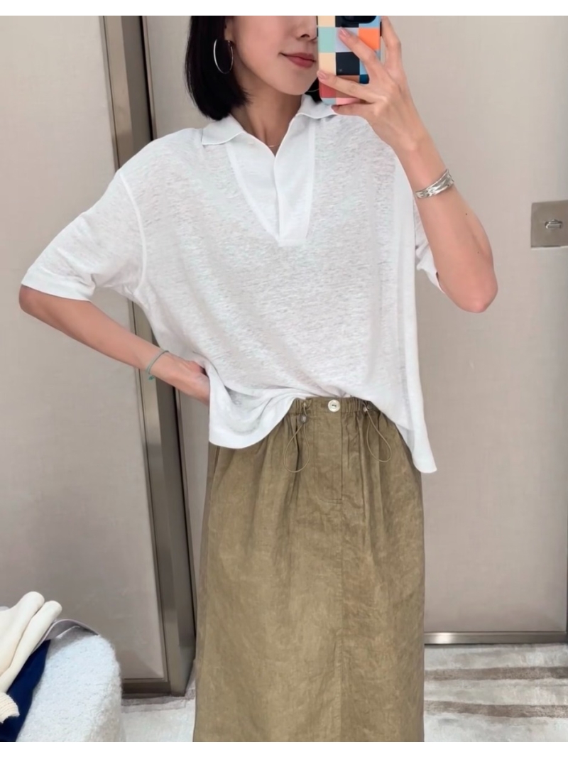 Loro Piana Limited Edition Minimalist Polo Drop-Shoulder T-Shirt 2025 Spring/Summer