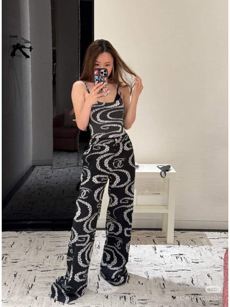 Chanel Cocobeach Series Summer Swimwear - Black Luxe Edition