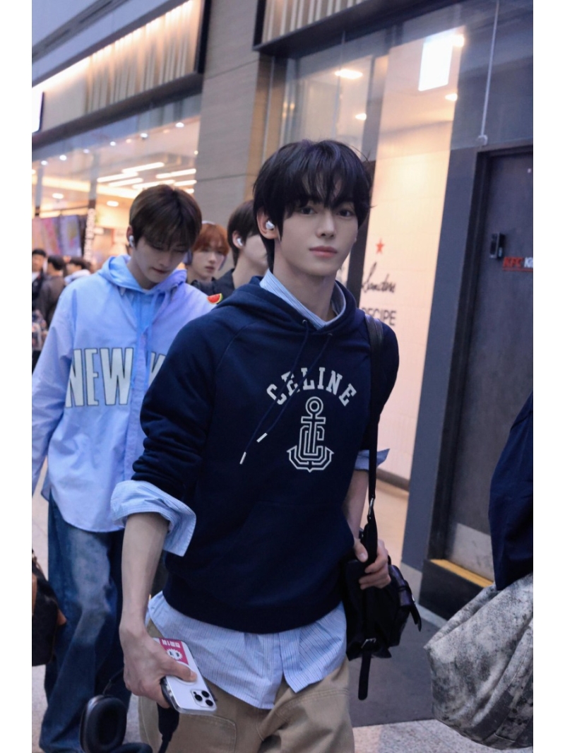 Celine Unisex Logo Embroidery Hooded Sweatshirt - Chic & Cozy