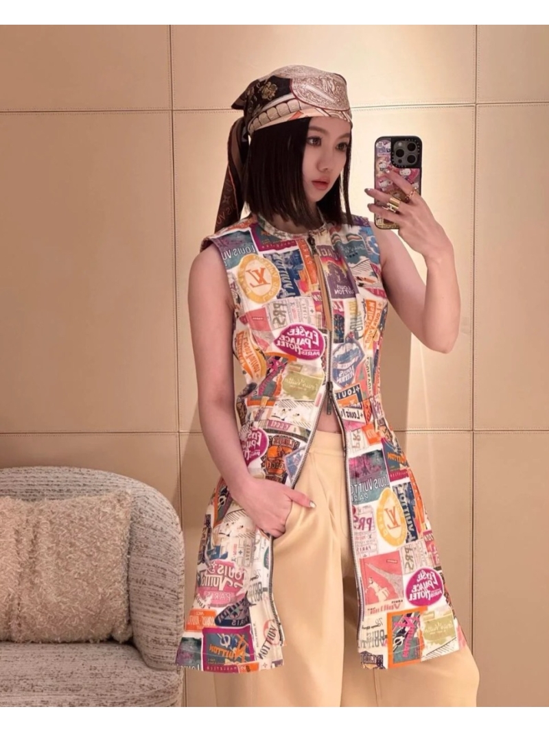 Louis Vuitton LV25 Rainbow Holiday Jacket Dress - Luxe Denim & Monogram Style