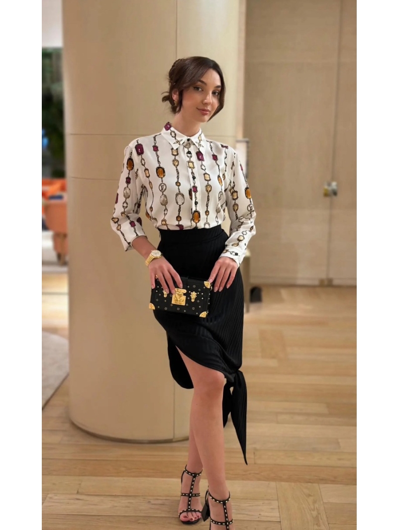 Louis Vuitton Rainbow Holiday Monogram Silk Shirt - Luxe Elegance