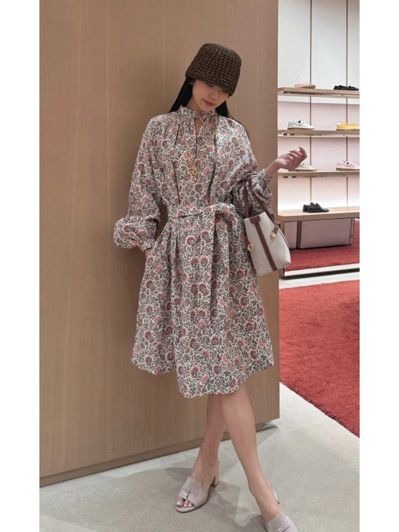 Loro Piana Idris Silk Dress - Romantic Resort Luxe Elegance