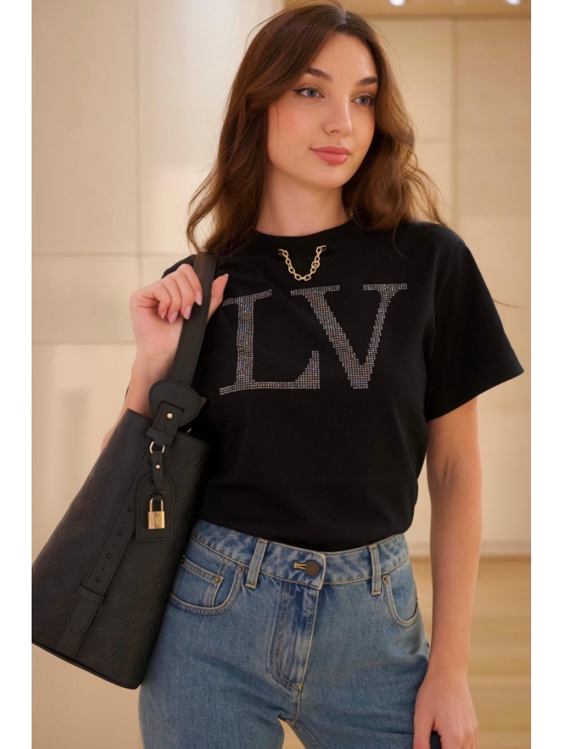 Louis Vuitton Spring Summer Luxe Chain-Embellished Round Neck T-Shirt