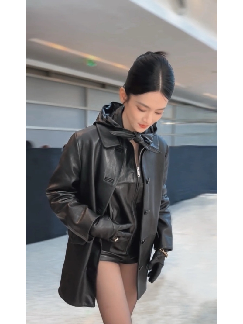 Prada High-Intelligence Fashion Leather Jacket - Limited Edition Oversized Fit