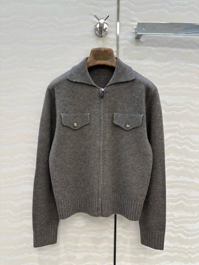 Loro Piana Exclusive High-Intelligence Cashmere Collared Jacket in Charcoal Gray