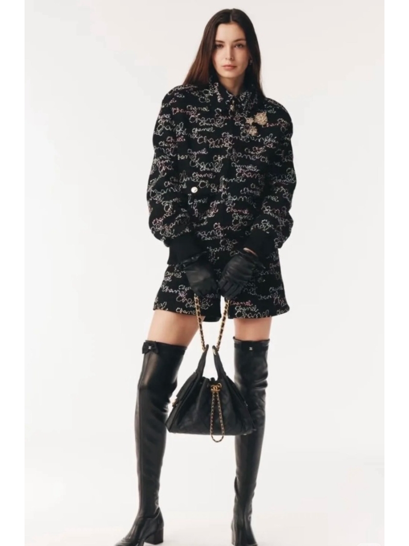 Chanel Coco Girl 25B Oversized Embroidered Jacket in Custom Fabric