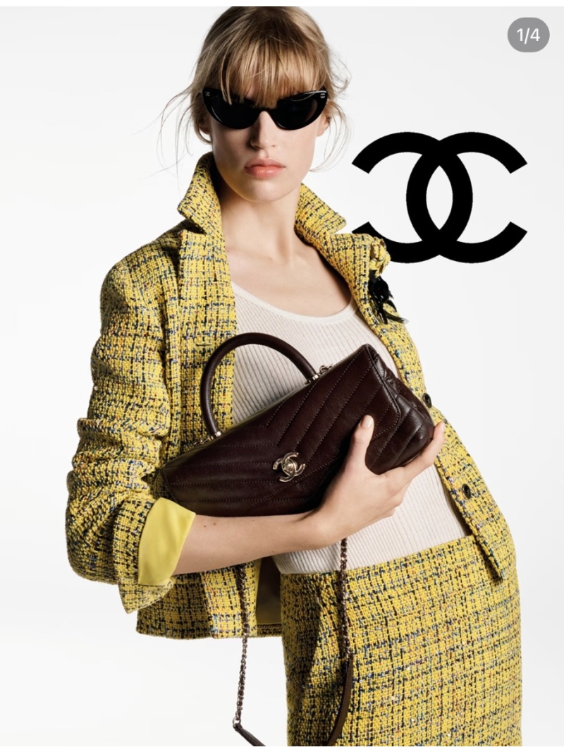 Chanel Exquisite Lemon Yellow Sequin Tweed Jacket and Skirt Set