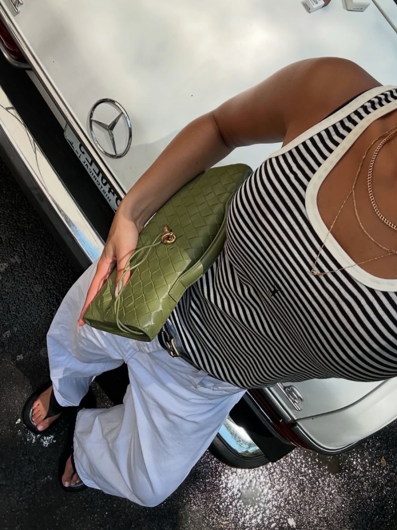 YSL Saint Laurent Spring 2025 Striped Tank Top