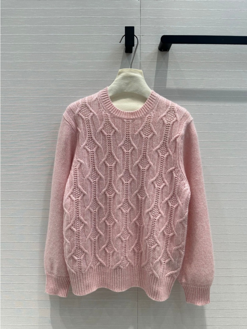 Loro Piana LP Cashmere Cable Knit Sweater - Pink
