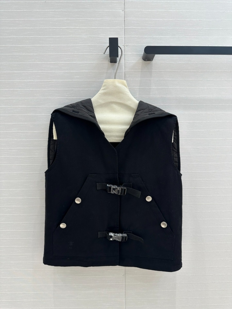 Dior 24FW Two-Piece Functional Vest Jacket Black