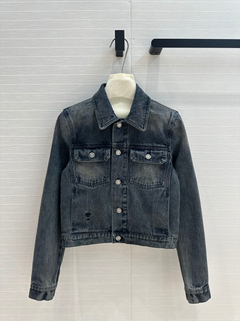Dior 2025 Early Spring Vintage Logo Washed Denim Jacket