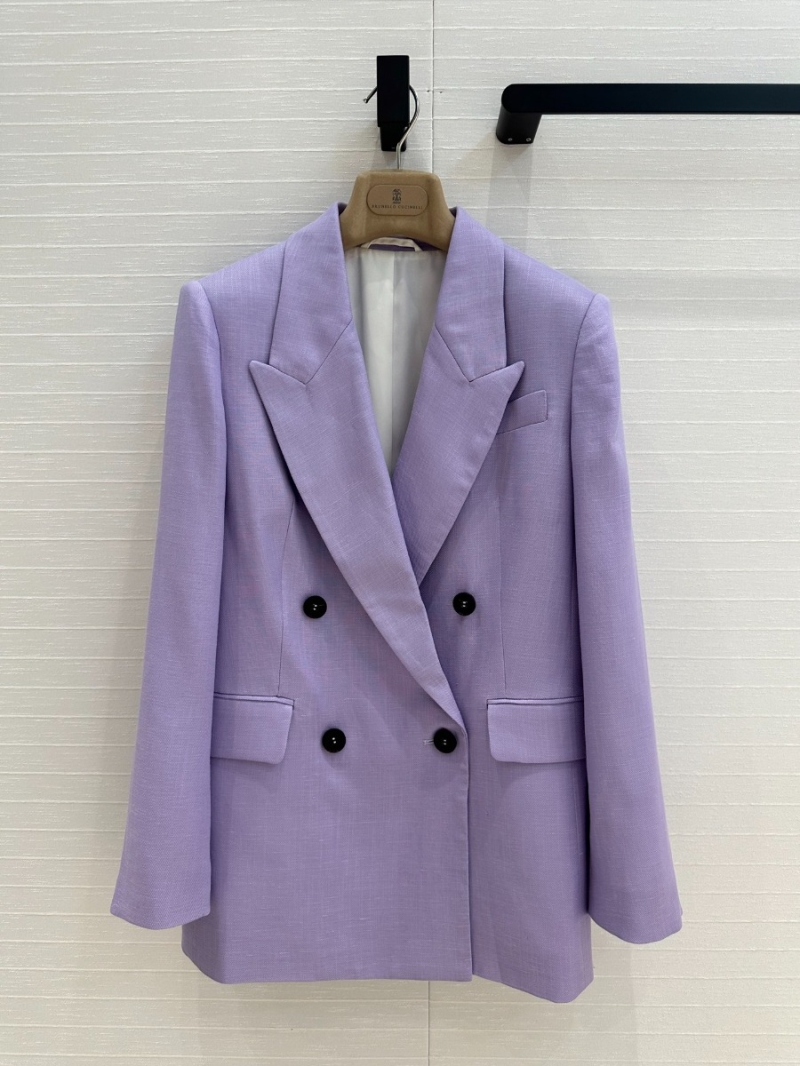 Brunello Cucinelli Romantic Monet Purple Tailored Blazer